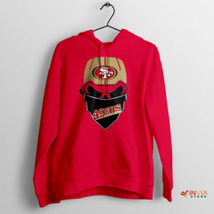 49ers Running Backs Football Graphic Red Hoodie