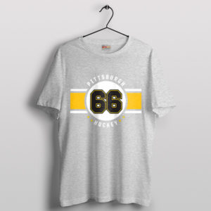 68 Pittsburgh Penguins Retro Jaromír Sport Grey T-Shirt