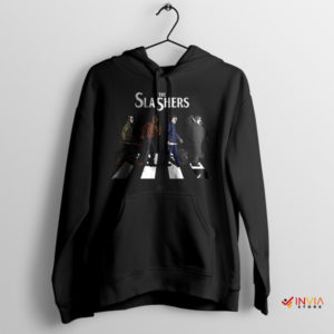 Abbey Road Horror Movie Villains Black Hoodie