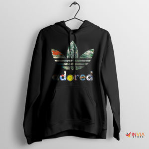 Adored Adidas Meme Symbol Black Hoodie