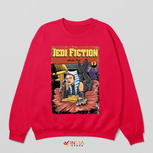 Ahsoka Mandalorian Mia Wallace Pose Red Sweatshirt