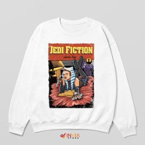 Ahsoka Mandalorian Mia Wallace Pose White Sweatshirt