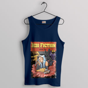 Ahsoka Tano Series Pulp Fiction Meme Navy Tank Top