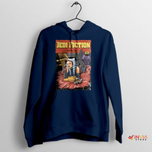 Ahsoka Tano Sexy Pulp Fiction Poster Navy Hoodie