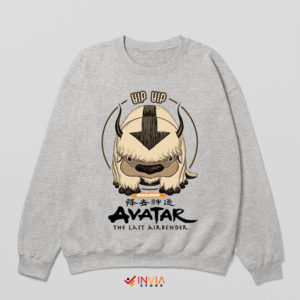 Appa the Legend of Aang Yip Yip Sport Grey Sweatshirt