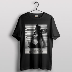 Ariana Grande's Mugshot Poster Art Black T-Shirt