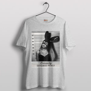 Ariana Grande's Mugshot Poster Art Sport Grey T-Shirt