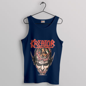 Art Kreator Coma of Souls Songs Navy Tank Top