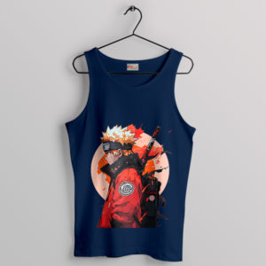 Art Naruto Next Generations Costume Navy Tank Top