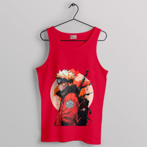 Art Naruto Next Generations Costume Red Tank Top