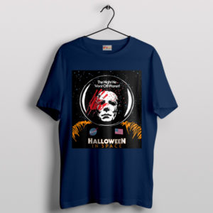 Astronaut Michael Myers Halloweeen Navy T-Shirt