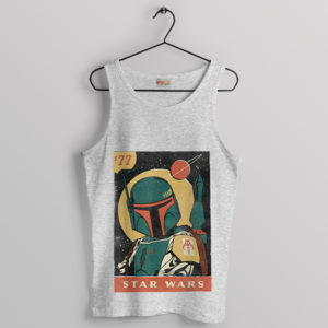 Authentic Boba Fett Armor Star Wars Sport Grey Tank Top