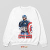 Avengers Captain America Graphic Art Sweatshirt