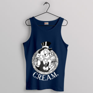 Baby Donald Duck Cream Wu Tang Navy Tank Top