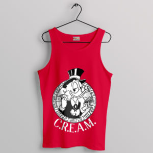 Baby Donald Duck Cream Wu Tang Red Tank Top