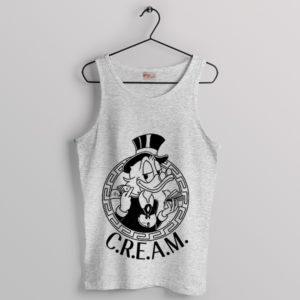 Baby Donald Duck Cream Wu Tang Sport Grey Tank Top