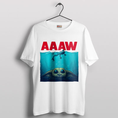 Baby Yoda Cute Jaws Movies T-Shirt - INVIA STORE