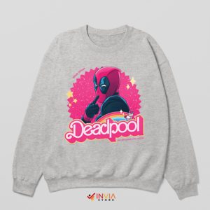 Barbie Movie Poster Art Deadpool 3 Sport Grey Sweatshirt