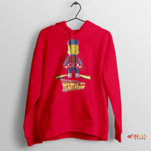 Bart Simpson's Time-Traveling Adventures Red Hoodie