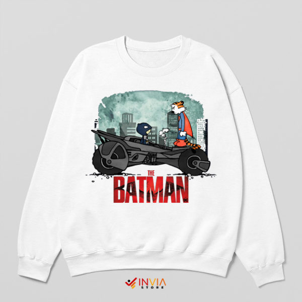 Batmobile Calvin Hobbes Batman Sweatshirt