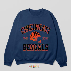 Bengals Super Bowl Graphic Symbol Navy Sweatshirt