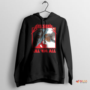 Berserk New Chapter Kill 'Em All Album Black Hoodie