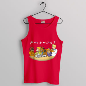 Best Friends Scooby Doo Characters red Tank Top