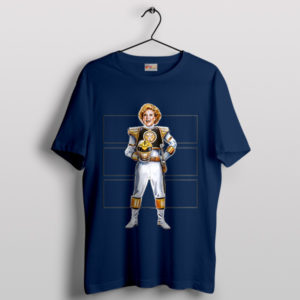 Betty White Meme Power Ranger Navy T-Shirt