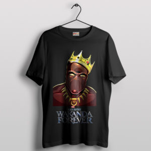 Biggie Smalls the Black Panther Black T-Shirt