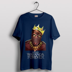 Biggie Smalls the Black Panther Navy T-Shirt