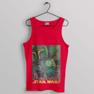 Boba Fett Armor Empire Strikes Back Red Tank Top