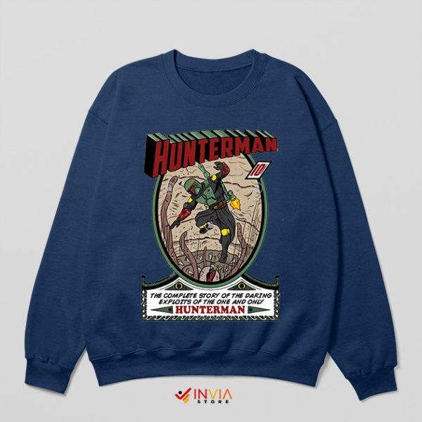 Boba Fett Blaster Hunterman Navy Sweatshirt