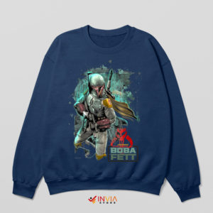 Boba Fett Enemy of the Empire Navy Sweatshirt