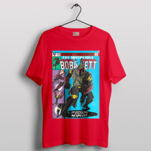 Boba Fett Mandalorian The Invincible Red T-Shirt