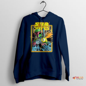 Boba Fett Star Wars Force Awakens Navy Hoodie