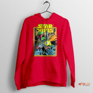 Boba Fett Star Wars Force Awakens Red Hoodie