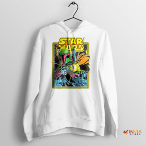 Boba Fett Star Wars Force Awakens White Hoodie