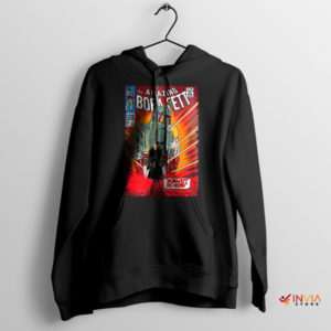 Boba Fett Star Wars Parody Comic Cover Black Hoodie