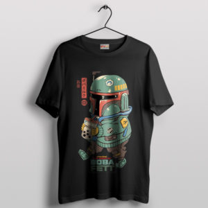 Book of Boba Fett Japanese Tea Black T-Shirt