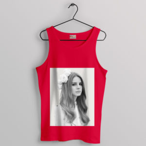 Born to Die Beauty Lana Del Rey Red Tank Top