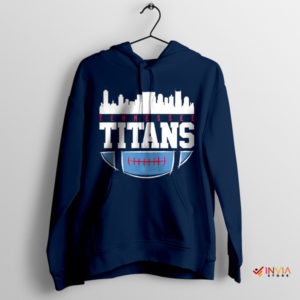 Buildings View Tennessee Titans Navy Hoodie