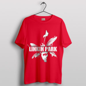 Butterfly Art Hybrid Theory LP Album Red T-Shirt