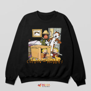 Calvin and Hobbes Vintage Comic Strip Sweatshirt