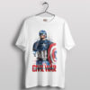 Captain America Civil War Graphic Art T-Shirt