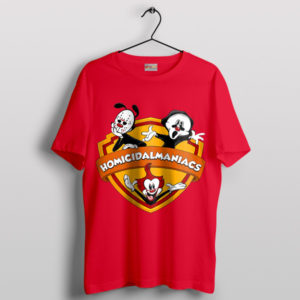 Cartoon Disney Homicidal Maniac Fanart Red T-Shirt