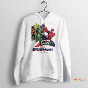 Cartoon Spider Man Versus the Sinister Six Hoodie