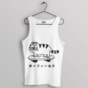 Cat Garfield Cartoon Japanese Art Tank Top