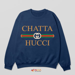 Catta Hucci Gucci Chattahoochee Navy Sweatshirt