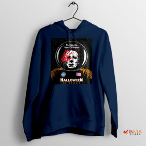 Celebrate Halloween Michael Myers NASA Navy Hoodie