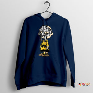 Charlie Brown Mask MF Doom Navy Hoodie